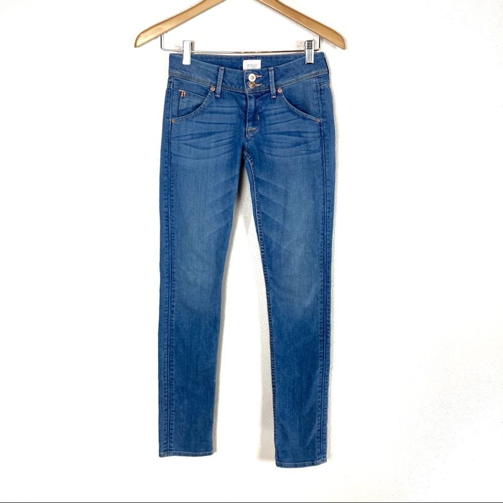Hudson Collin Skinny‎ Jeans Flap Pockets Denim Women’s Sz 24